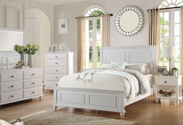 White Provincial Bedroom