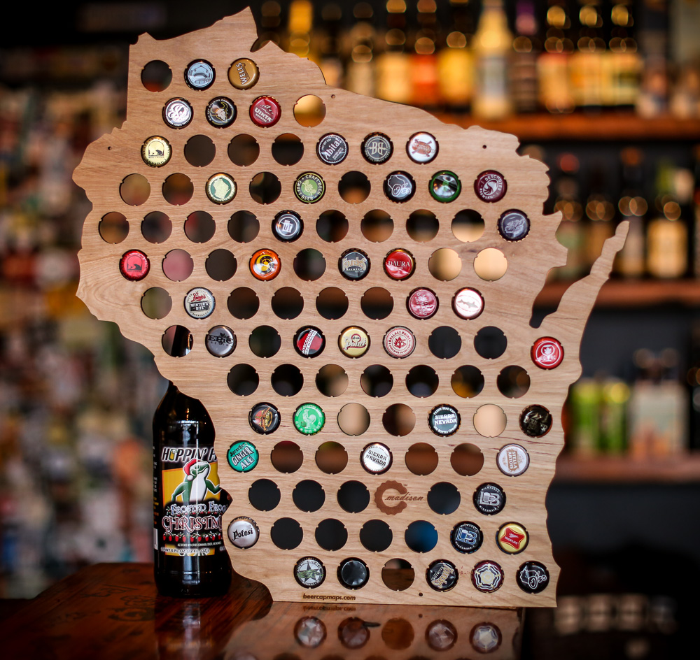 One of the main hobbies of beer lovers is collecting bottle caps and using them for some crafty projects. But instead of keeping them in a jar or in a plastic bottle, you can showcase at least some part of them on a wooden map. Coming in the design and country shape you want, these wooden maps have holes on the entire surface designed to showcase beer bottle caps. Depending on the model you choose, these maps allow standing on their own or on a wall. Either way, your friend will be able to brag about it. The colour of the wood can range depending on the needs, so you should make sure that the chosen model’s colour will meet your friend’s home.