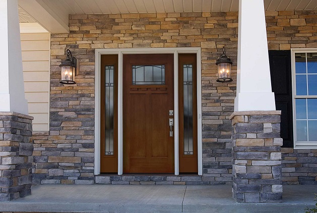 Traditional entrance doors