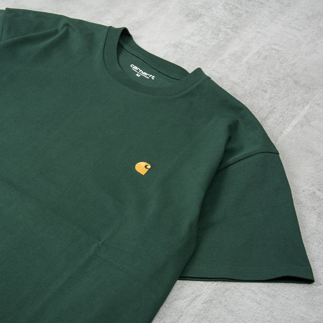 carhartt wipp green chase t-shirt