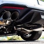 Aftermarket exhaust on Ford Mustang