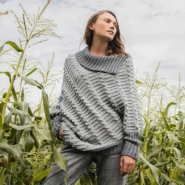 patons yarn sweatshirt