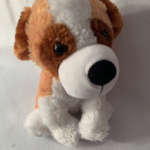 weighted plush dog